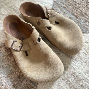 birkenstocks suede softbed